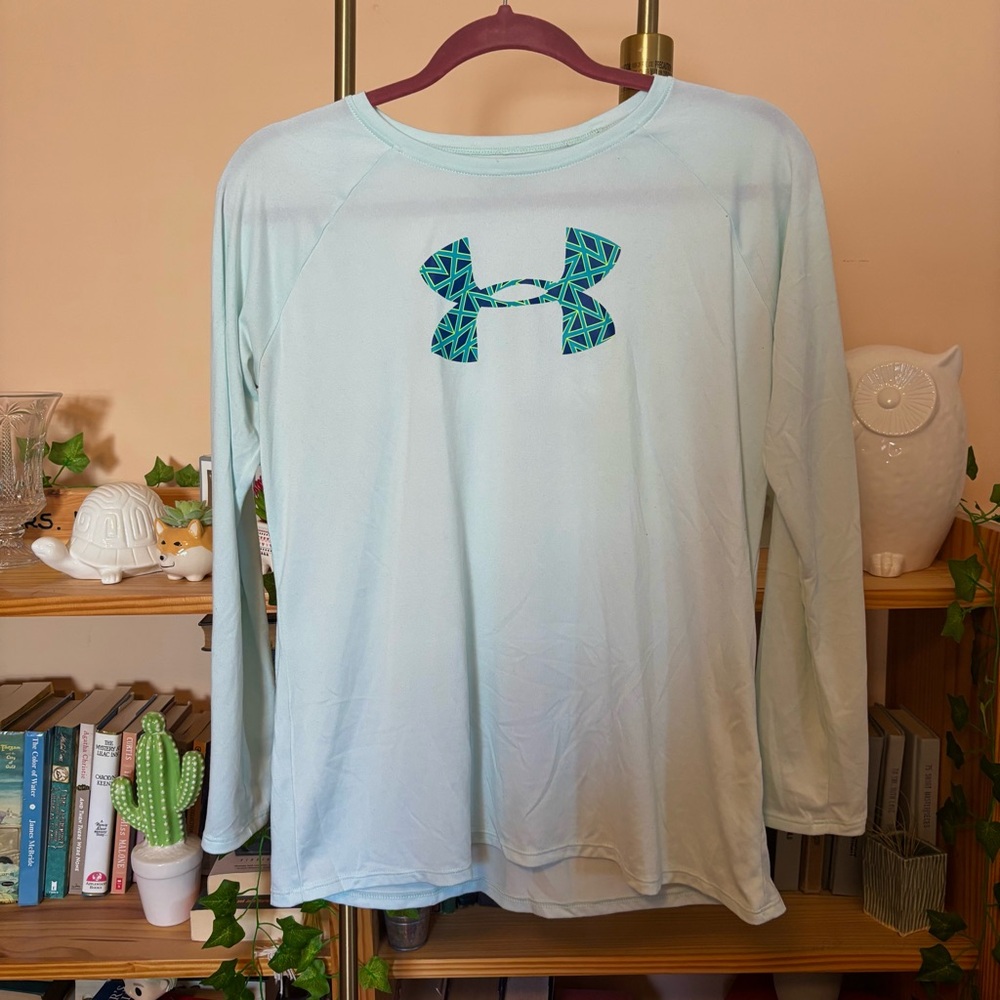 Under Armour Mint Green Long Sleeve Shirt